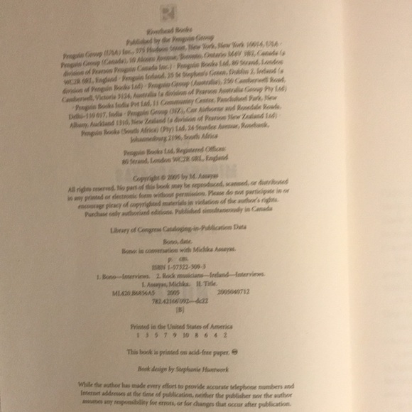 Bono in Conversation -Book - Picture 4 of 4